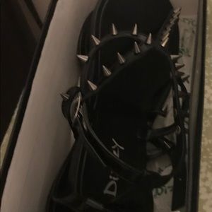 Jelly spiked sandals